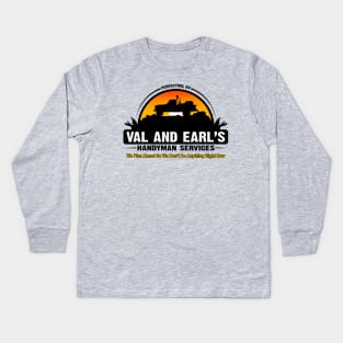 Val and Earl's Handyman Services Kids Long Sleeve T-Shirt